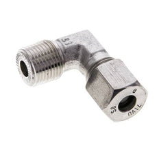 3/8'' NPT Außengewinde x 8S Edelstahl 90 Grad Winkel Schneidring 630 Bar DIN 2353