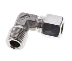 3/8'' NPT Außengewinde x 10L Edelstahl 90 Grad Ellenbogen Schneidring 315 Bar DIN 2353