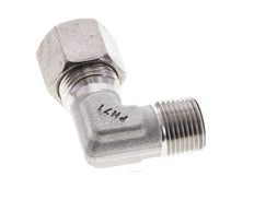 3/8'' NPT Außengewinde x 10S Edelstahl 90 Grad Ellenbogen Schneidring 630 Bar DIN 2353