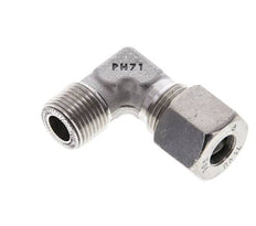 3/8'' NPT Außengewinde x 10S Edelstahl 90 Grad Ellenbogen Schneidring 630 Bar DIN 2353