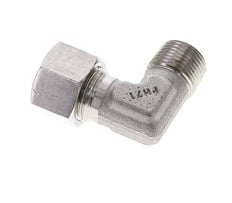 3/8'' NPT Außengewinde x 12L Edelstahl 90 Grad Ellenbogen Schneidring 315 Bar DIN 2353