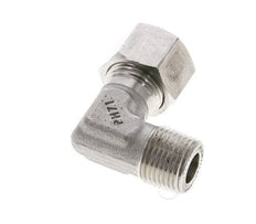 3/8'' NPT Außengewinde x 12L Edelstahl 90 Grad Ellenbogen Schneidring 315 Bar DIN 2353