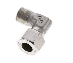 3/8'' NPT Außengewinde x 12L Edelstahl 90 Grad Ellenbogen Schneidring 315 Bar DIN 2353