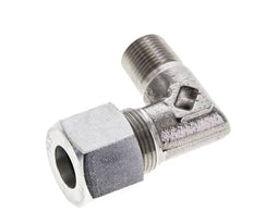 3/8'' NPT Außengewinde x 14S Edelstahl 90 Grad Ellenbogen Schneidring 630 Bar DIN 2353