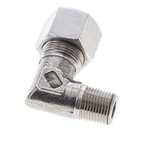 3/8'' NPT Außengewinde x 14S Edelstahl 90 Grad Ellenbogen Schneidring 630 Bar DIN 2353