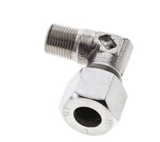 3/8'' NPT Außengewinde x 14S Edelstahl 90 Grad Ellenbogen Schneidring 630 Bar DIN 2353