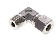 1/2'' NPT Außengewinde x 12S Edelstahl 90 Grad Winkelverschraubung 630 Bar DIN 2353