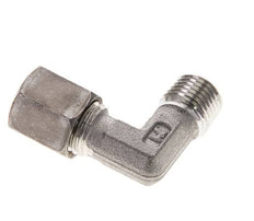 1/4'' NPT Außengewinde x 6S Edelstahl 90 Grad Winkelverschraubung 630 Bar DIN 2353