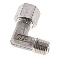 1/4'' NPT Außengewinde x 8L Edelstahl 90 Grad Winkelverschraubung 315 Bar DIN 2353