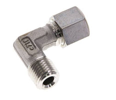 1/4'' NPT Außengewinde x 8L Edelstahl 90 Grad Winkelverschraubung 315 Bar DIN 2353