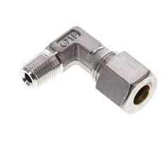 1/8'' NPT-Außengewinde x 8L Edelstahl 90-Grad-Kompressionsverschraubung 315 Bar DIN 2353