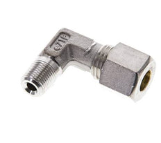 1/8'' NPT-Außengewinde x 8L Edelstahl 90-Grad-Kompressionsverschraubung 315 Bar DIN 2353