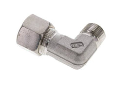 3/8'' NPT-Außengewinde x 12S Edelstahl 90-Grad-Kompressionsverschraubung 630 Bar DIN 2353