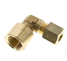 G 1/4'' x 6mm Messing 90 Grad Winkelverschraubung 150 Bar DIN EN 1254-2