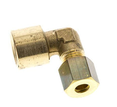 G 1/4'' x 6mm Messing 90 Grad Winkelverschraubung 150 Bar DIN EN 1254-2