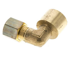 G 1/4'' x 6mm Messing 90 Grad Winkelverschraubung 150 Bar DIN EN 1254-2