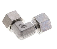 M24x1,5 x 16S Edelstahl Verstellbarer 90 Grad Winkel Verschraubung mit Dichtkonus und O-Ring 400 Bar DIN 2353