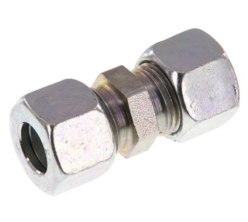 12L Verzinkter Stahl Gerade Schneidring 315 Bar DIN 2353 [2 Stück]