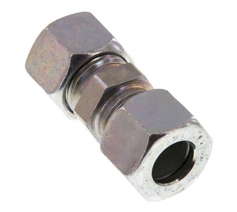 12L Verzinkter Stahl Gerade Schneidring 315 Bar DIN 2353 [2 Stück]