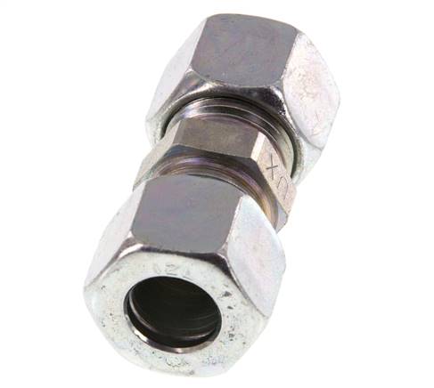 12L Verzinkter Stahl Gerade Schneidring 315 Bar DIN 2353 [2 Stück]