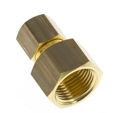 G 3/8'' x 8mm Messing Gerade Druckverschraubung 135 Bar DIN EN 1254-2