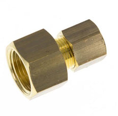 G 3/8'' x 8mm Messing Gerade Druckverschraubung 135 Bar DIN EN 1254-2