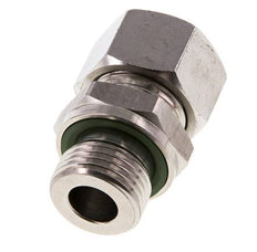 G 1/2'' Außengewinde x 15L Gerader Schneidring aus Edelstahl mit FKM-Dichtung 315 Bar DIN 2353