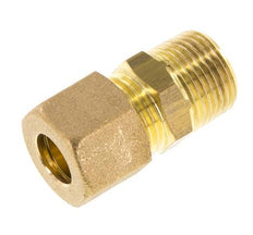 R 3/8'' Außengewinde x 10mm Messing Gerade Klemmverschraubung 95 Bar DIN EN 1254-2