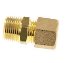 R 3/8'' Außengewinde x 10mm Messing Gerade Klemmverschraubung 95 Bar DIN EN 1254-2