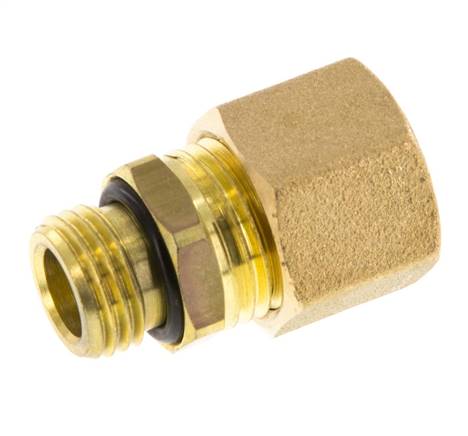 G 1/4'' Außengewinde x 10mm Messing Klemmverschraubung mit NBR Dichtung 95 Bar DIN EN 1254-2