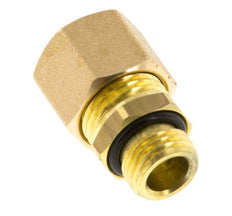G 1/4'' Außengewinde x 10mm Messing Klemmverschraubung mit NBR Dichtung 95 Bar DIN EN 1254-2