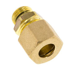 G 1/4'' Außengewinde x 10mm Messing Klemmverschraubung mit NBR Dichtung 95 Bar DIN EN 1254-2