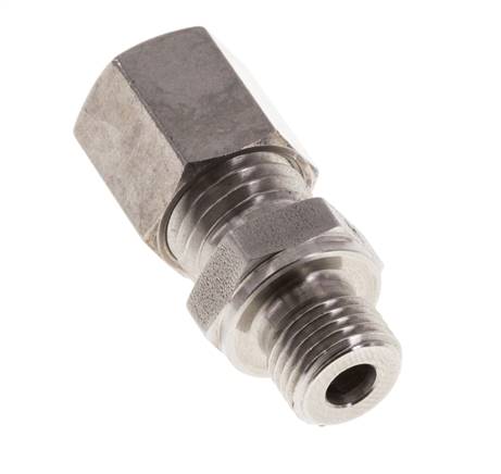 M10x1 Außengewinde x 6L Edelstahl Verschraubung 315 Bar DIN 2353