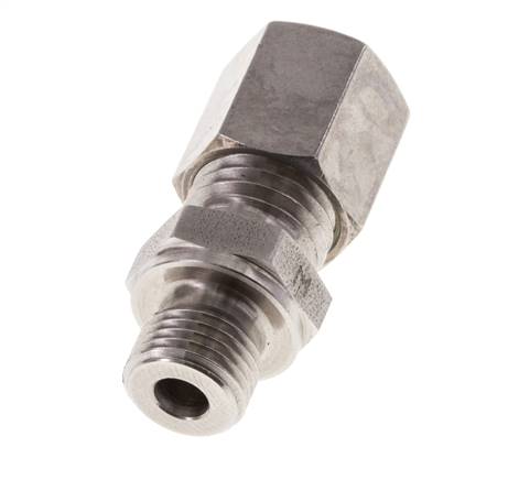 M10x1 Außengewinde x 6L Edelstahl Verschraubung 315 Bar DIN 2353