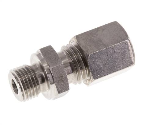 M10x1 Außengewinde x 6L Edelstahl Verschraubung 315 Bar DIN 2353