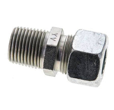 1/2'' NPT Außengewinde x 15L Verzinkter Stahl Gerade Schneidring 315 Bar DIN 2353