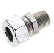 1/2'' NPT Außengewinde x 18L Verzinkter Stahl Gerade Schneidring 315 Bar DIN 2353