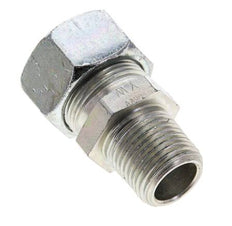 1/2'' NPT Außengewinde x 18L Verzinkter Stahl Gerade Schneidring 315 Bar DIN 2353