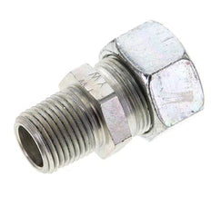 1/2'' NPT Außengewinde x 18L Verzinkter Stahl Gerade Schneidring 315 Bar DIN 2353