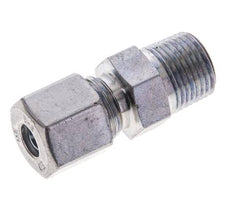 3/8'' NPT Außengewinde x 8S Verzinkter Stahl Gerader Schneidring 630 Bar DIN 2353