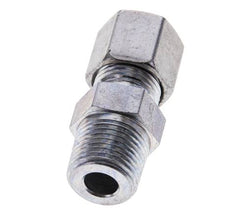 3/8'' NPT Außengewinde x 8S Verzinkter Stahl Gerader Schneidring 630 Bar DIN 2353