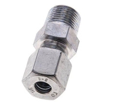 3/8'' NPT Außengewinde x 8S Verzinkter Stahl Gerader Schneidring 630 Bar DIN 2353