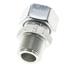 1'' NPT Außengewinde x 25S Verzinkter Stahl Gerader Schneidring 400 Bar DIN 2353