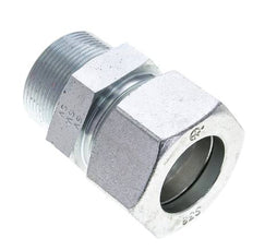 1 1/2'' NPT Außengewinde x 38S Verzinkter Stahl Gerade Schneidring 315 Bar DIN 2353