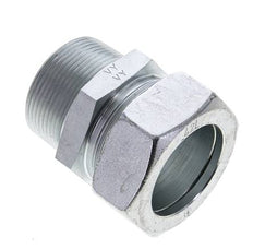 1 1/2'' NPT Außengewinde x 42L Verzinkter Stahl Gerader Schneidring 160 Bar DIN 2353