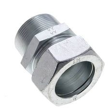 1 1/2'' NPT Außengewinde x 42L Verzinkter Stahl Gerader Schneidring 160 Bar DIN 2353