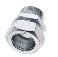 1 1/2'' NPT Außengewinde x 42L Verzinkter Stahl Gerader Schneidring 160 Bar DIN 2353