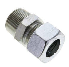 1 1/4'' NPT Außengewinde x 30S Verzinkter Stahl Gerader Schneidring 400 Bar DIN 2353