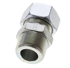 1 1/4'' NPT Außengewinde x 30S Verzinkter Stahl Gerader Schneidring 400 Bar DIN 2353