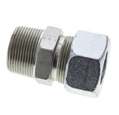 1 1/4'' NPT Außengewinde x 30S Verzinkter Stahl Gerader Schneidring 400 Bar DIN 2353